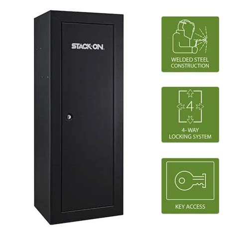 stack on 14 gun steel security cabinet gcb 14p|stack on security cabinet for sale.